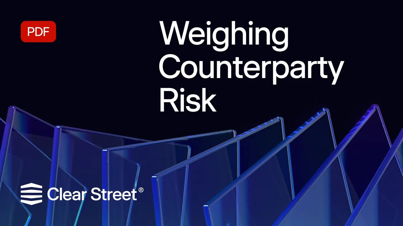 Weighing Counterparty Risk